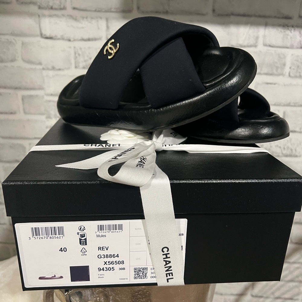 Chanel Slides, worn 2 times